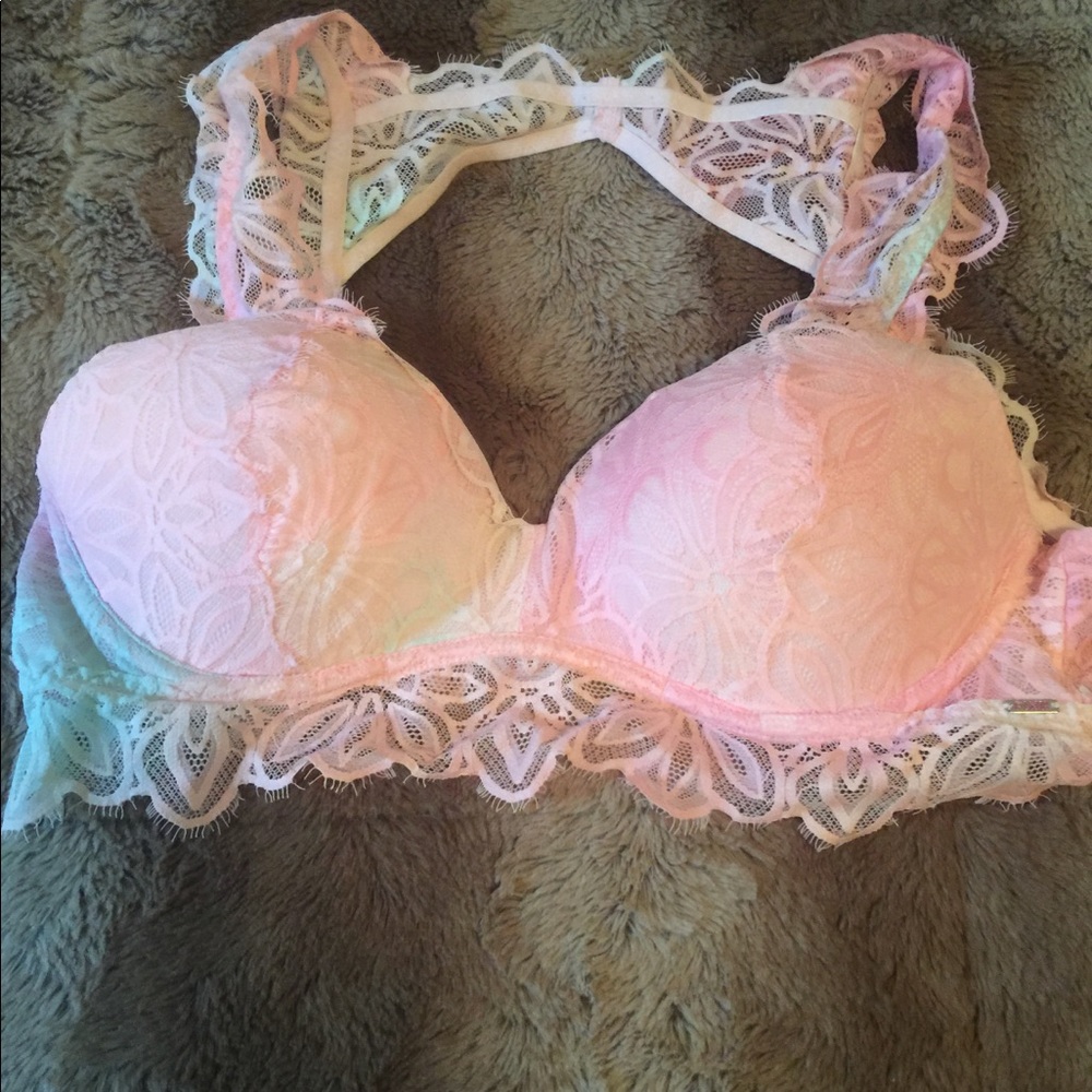 Pink bra